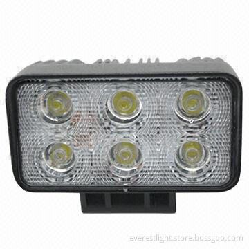 LED work light, rectangle shape, 18W power